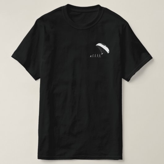T-shirt Parachutes Parapente L'évolution (Design devant)