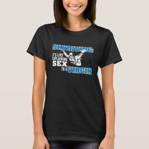 T-SHIRT PARACHUTISME COMME EXPLIQUER