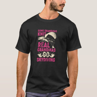 T-shirt Parachutisme drôle pour une grand-mère de saut en