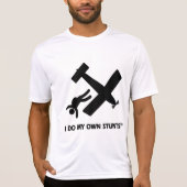T-shirt Parachutisme mes propres cascades (Devant)