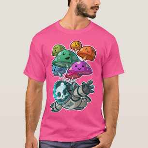 T-shirt Parachutiste de chambre Kawaii Skull