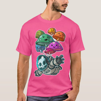T-shirt Parachutiste de chambre Kawaii Skull
