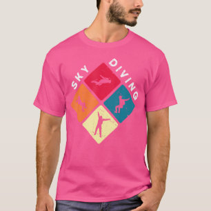 T-shirt Parachutiste en combinaison ailée Parachute volant