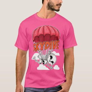 T-shirt Parachutiste parachutiste Skydiver Skydiver