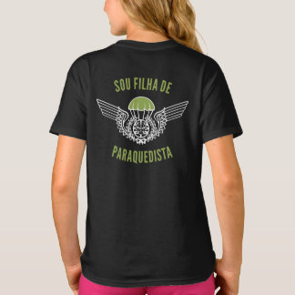 T-shirt Parachutiste portugais de famille correspondant