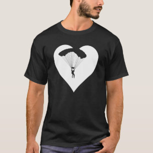 T-shirt Parachutiste pour femmes et hommes qui aiment le p