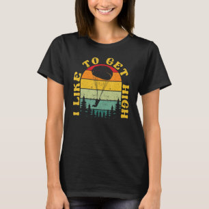 T-shirt Parachutiste Skydiver Parachute J'Aime Devenir Éle