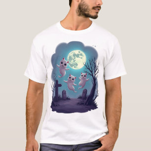 T-shirt Parade de chat fantôme