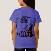 T-Shirt Parade de lanternes fantomatiques violet (Dos)