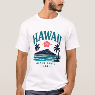 T-shirt Paradis de l'île d'Hawaï