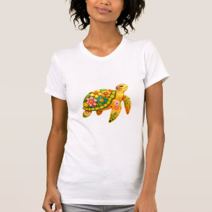 T-shirt Paradis des tortues tropicales