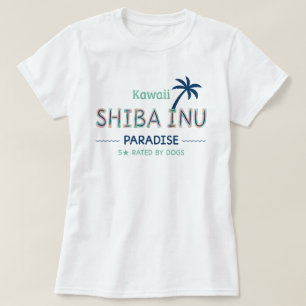T-shirt Paradis drôle de Shiba Inu Kawaii Maman de chien A