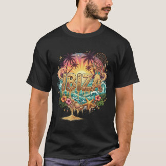 T-shirt Paradis du coucher de soleil d'Ibiza