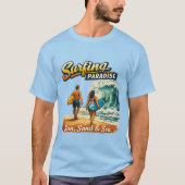 T-SHIRT PARADIS DU SURF (Devant)