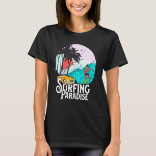 T-shirt Paradis du surf d'été