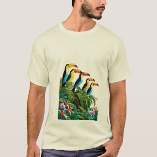 T-shirt Paradis tropical du Toucan