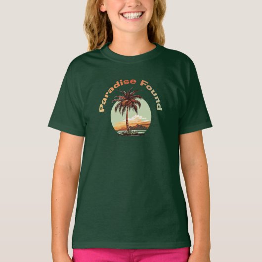 T-shirt Paradis trouvé (Devant)