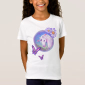 T-shirt paradis violet (Devant)