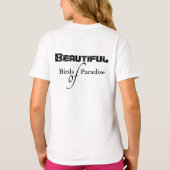 T-shirt Paradise Birds dans le paysage d'été  (Dos)