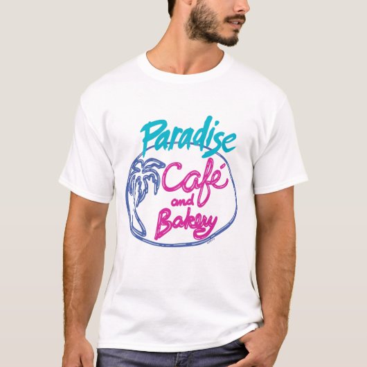 T-shirt Paradise Cafe, chemises légères (Devant)