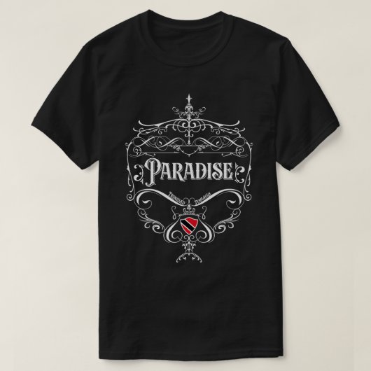 T-shirt Paradise Design Vintage 1 (Design devant)