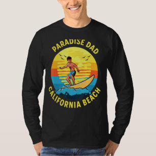 T-shirt Paradise Papa Surf California Beach