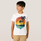 T-shirt Paradise Sunset (Devant entier)