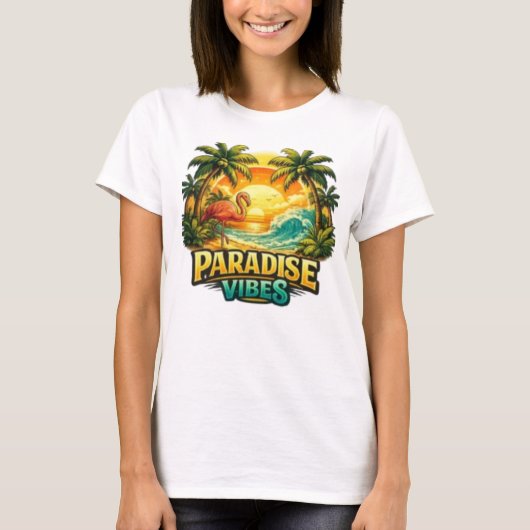 T-shirt Paradise Vibes (Devant)