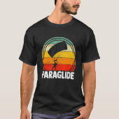 T-shirt Paraglide Paraglider Paragliding Paramotoring Retr (Devant)