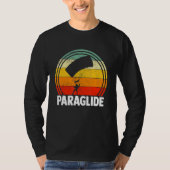 T-shirt Paraglide Paraglider Paragliding Paramotoring Retr (Devant)