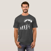 T-shirt Paraglider Evolution Funny Paraglider Cool Cadeau (Devant entier)