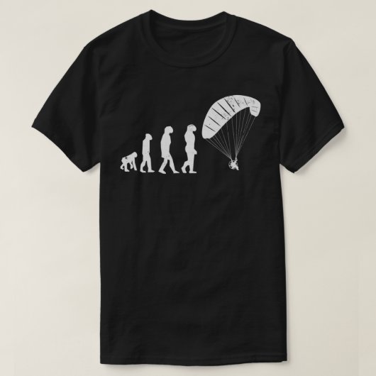 T-shirt Paraglider Paramotors Evolution Gift (Design devant)