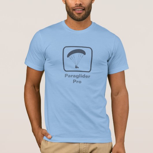 T-shirt Paraglider Pro (logo gris) (Devant)