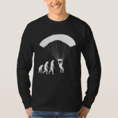 T-shirt Paragliding Evolution Paraglider Paramotor Parachu (Devant)