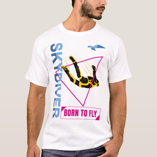 T-shirt Paragliding Sports, Skydiver (Devant)