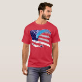 T-shirt PARAGLIDING U.S.A pontocentral (Devant entier)