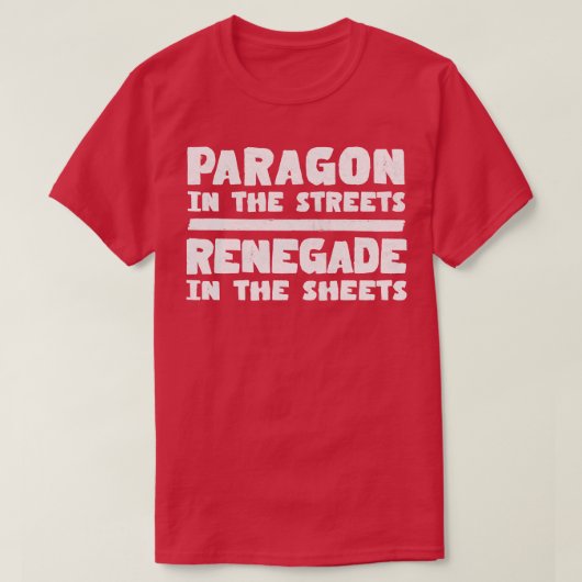 T-shirt Paragon Dans Les Rues Renégat Dans Les Feuilles (Design devant)