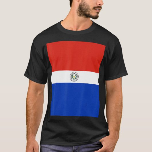 T-shirt Paraguay Drapeau Souvenir Patrimoine Voyage (Devant)