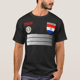 T-shirt Paraguay Football Jersey 2020 Paraguay Soccer Prem