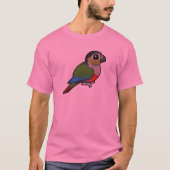 T-shirt Parakeet à ventre crimson (Devant)