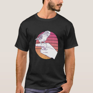 T-shirt Parakeet Budgie Bird Budget Vintage Parrot Wi-Fi