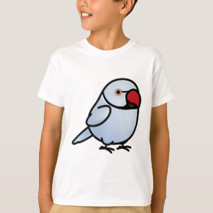 T-shirt Parakeet indien Ringneck de Chubby Violet