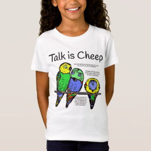 T-Shirt Parakeet Talk is Cheep Sweet Tea