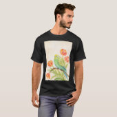 T-shirt Parakeet with Tulips Exotic Pets (Devant entier)