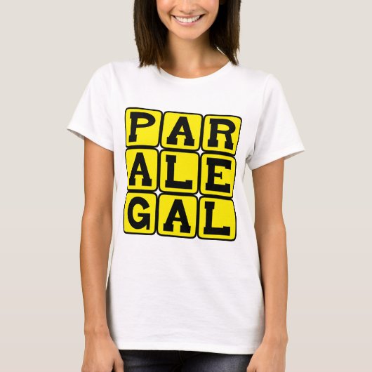 T-shirt Paralégal, Assistant juridique (Devant)
