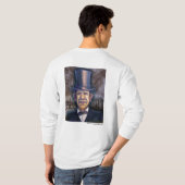 T-shirt parallèle d'Obama-Lincoln (Dos entier)