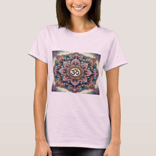 T-SHIRT PARALLER REALMS FEMME T SHIRT OHM MANDALLA (Devant)