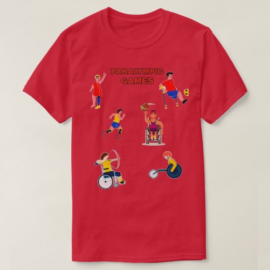 T-shirt paralympique (Design devant)
