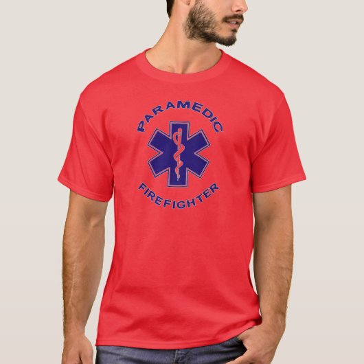 T-shirt Paramedic du pompier (Devant)