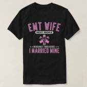 T-shirt Paramètre du premier répondeur EMT Wfe (Design devant)
